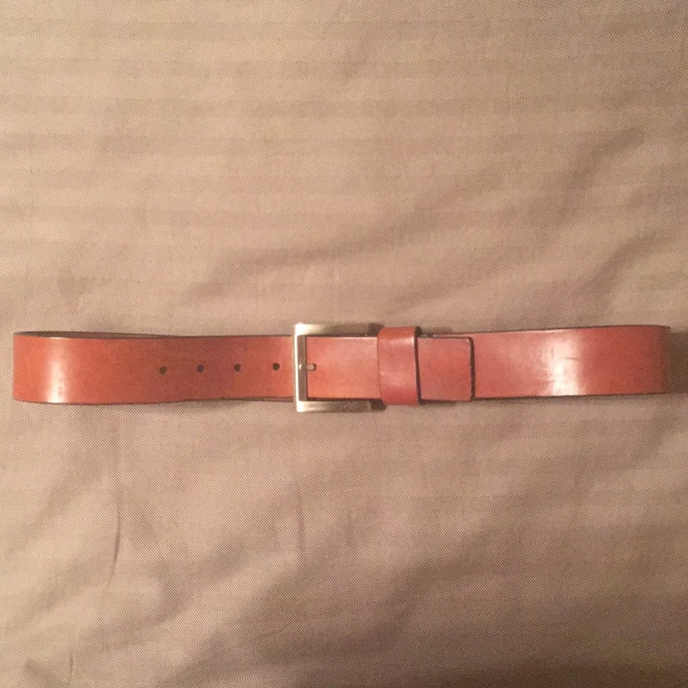 Kenneth Cole Classic Brown Leather Belt